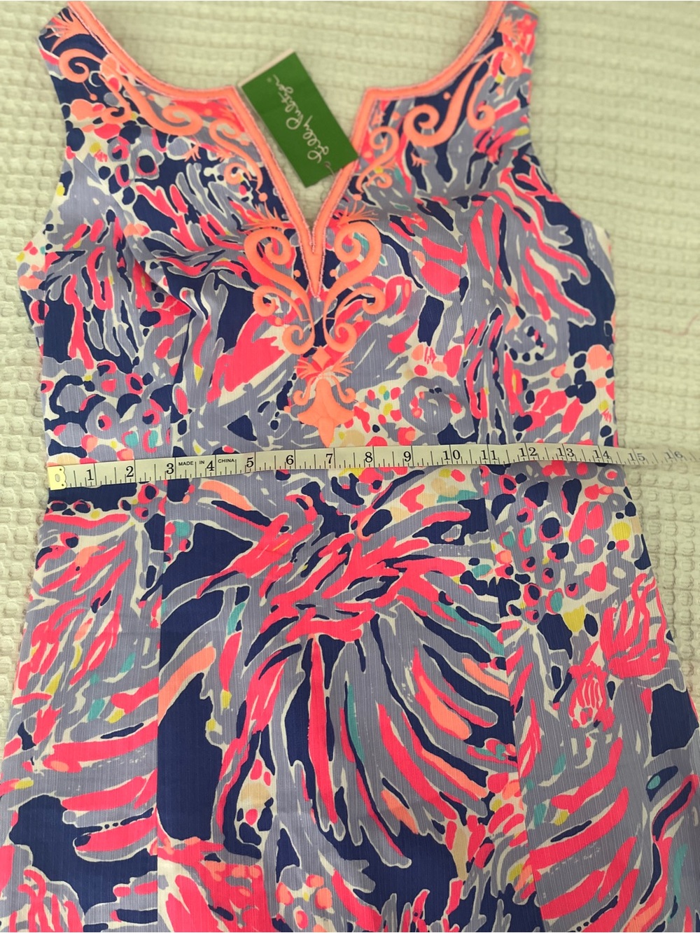 NWT Lilly Pulitzer LYSSA SHIFT Dress in SHRIMPLY CHIC Size 2 $198 - Picture 9 of 13